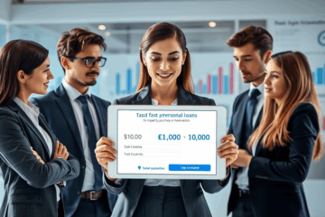Rappresentazione grafica di un prestito personale veloce per investimenti immobiliari.
