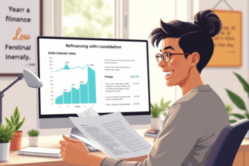 Rifinanziamento facile con tassi di interesse bassi per un consolidamento dei debiti
