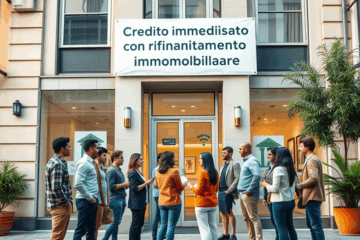 Immagine rappresentativa di un rifinanziamento immobiliare per ottenere credito immediato.