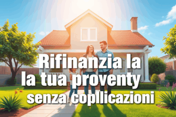 Immagine che illustra il processo di rifinanziamento della proprietà in modo semplice e diretto.