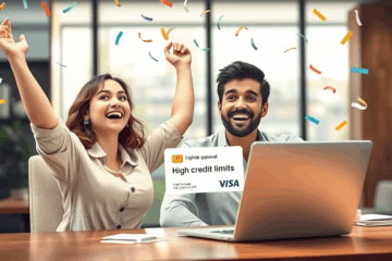 Immagine rappresentativa di un approvato immediatamente con un limite alto per carte di credito.