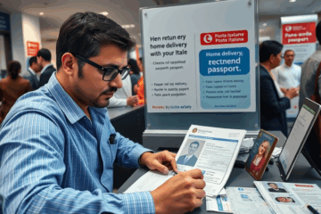 Procedura per ottenere una carta utilizzando il passaporto