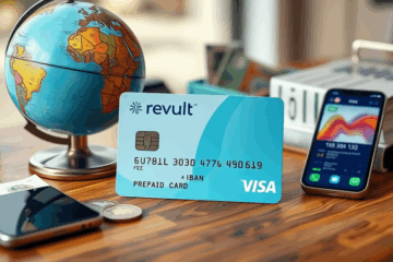 Immagine che illustra i vantaggi della Carta Revolut con IBAN europeo.