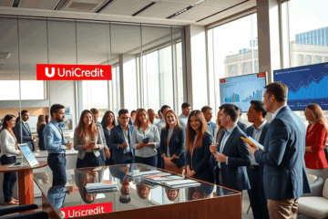 Posizioni aperte in UniCredit per professionisti e neolaureati nel settore bancario.