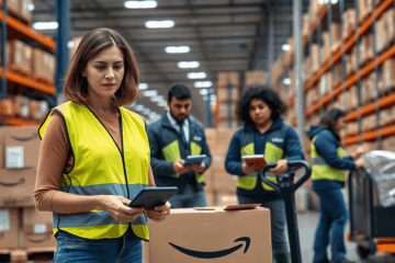 Amazon sta assumendo per posizioni in logistica e assistenza.