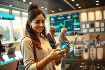 Rappresentazione del bonifico istantaneo e del denaro che arriva nel conto rapidamente.